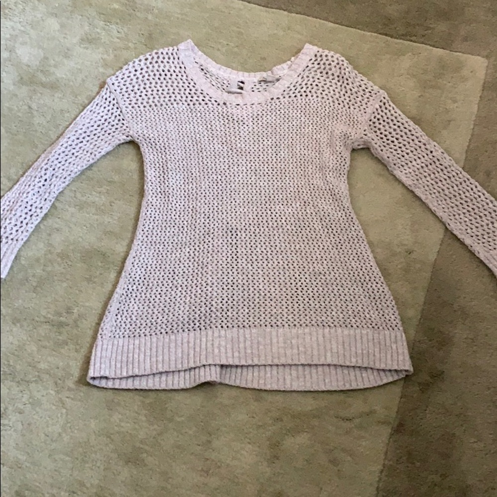 Lucky Brand sweater with holes